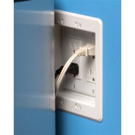 metal socket bracket recessed|recessed electrical outlet for refrigerator.